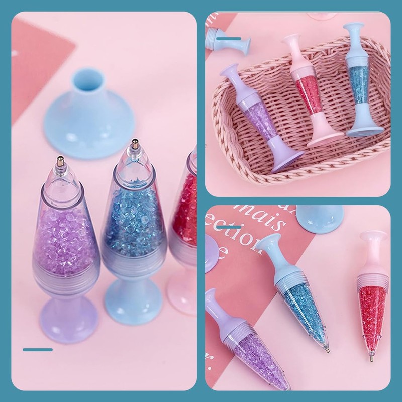 IKOPFLN 3 Pack Refillable Diamond Painting Accessories Pens, Diamond Painting