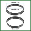 Motoforti 70.1mm to 66.1mm Universal Car Hub Centric Rings Black