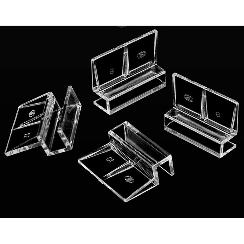 Haulonda 4pcs Clear Color Acrylic Aquarium Fish Tank Glass Cover