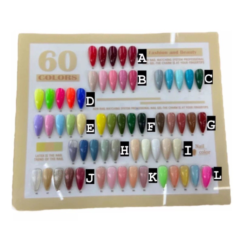 Miss Cherry Gama Miss Cherry 5pz Gel Semi Uv/led 12ml