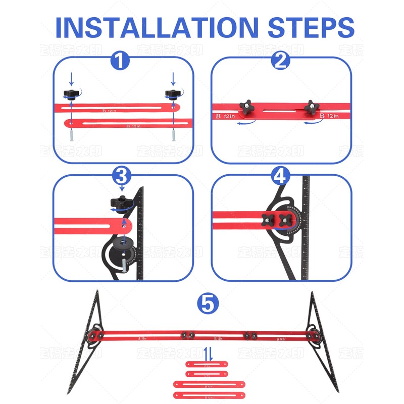 Stair Tread Template Tool – Aluminum Stair Tread Jig &