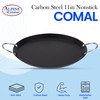 Alpine Cuisine Nonstick Round Comal Griddle 11-Inch - Black Carbon