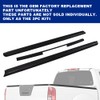 PIT66 3PCS Tailgate Cover Cap, Compatible with Nissan Frontier 2005-2014
