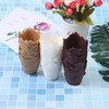 Ruisita 150 Pieces Mini Baking Cups Tulip Baking Cups Cupcake