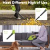 Leaf Blower Cordless with 2 Battery and Charger, 130MPH 180CFM