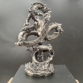 RemeeHi Dragon Figurine, Floating Dragon Shui Lucky Dragon Fortune Zodiac Lucky Zodiac Ornament, 2024, Feng Shui Dragon, Auspicious Fortune, Gift, Good Luck, Feng Shui Figurine, Good Luck Feng Shui,