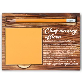 Thank You Appreciation Gift for Chief Nursing Officer, Chief Nursing Officer Gift, Nurse Leadership Appreciation Gift for CNO Healthcare Executive Nurse Admin Self-Stick Note Pad Holders-LBB129