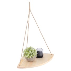 Corner Shelf, Hanging Shelf, Corner Floating Shelves, Boho Shelves, Small Compartment-shaped Floating Shelf for Bathroom, Living Room, Kitchen, Children's Room or Bedroom