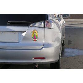 Virgen de Guadalupe Cartoon Virgin Mary Sticker Decal Sticker