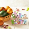 heigudan Spring Easter Decorations Wooden Cute Rabbit Gonk Table Stand