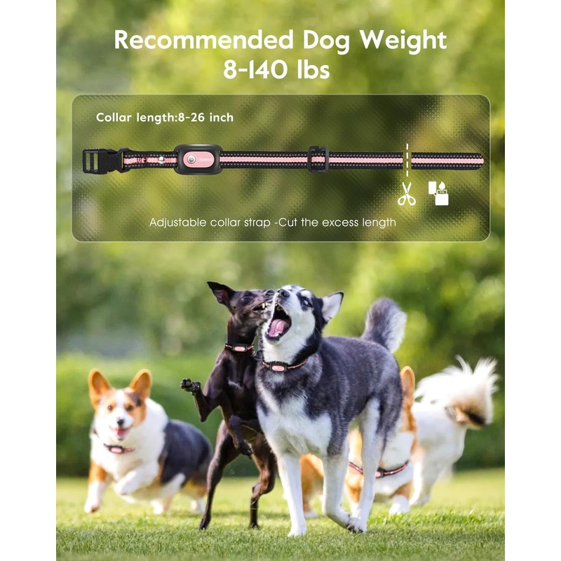 SLOPEHILL Dog Shock Collar,4200FT Dog Training Collar with Remote,IPX8 Waterproof