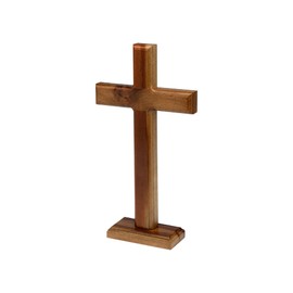 Intercession Standing Wooden Cross (10 inch)