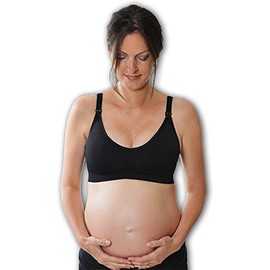 EASY Nursing Bra (L, Black), black