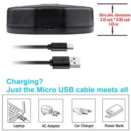 Kastar Battery + Dual Charger for Nik EN-EL19 Coolpix S2800 S3100 S3200 S3300 S3400 S3500 S3600 S3700 S4100 S4200 S4300 S5200 S5300 S6400 S6500 S6600 S6700 S6800 S6900 S7000 and Sony NP-BJ1 DSC-RX0