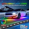 MICTUNING N3 Car Underglow Light Strip Kit, Chasing Dream RGB+IC