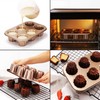 Cannele Mould Nonstick Cupcake Muffin Molds Golden Canneles Tin Baking
