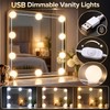USB LED Vanity Mirror Lights – Dimmable 5V Makeup Mirror