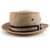 Armycrew Cotton Twill Fisherman Roll Up Bucket Hat with Stripe