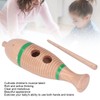 Wood Guiro Children Cute Fish Shaped Guiro Percussion Instrument Educational