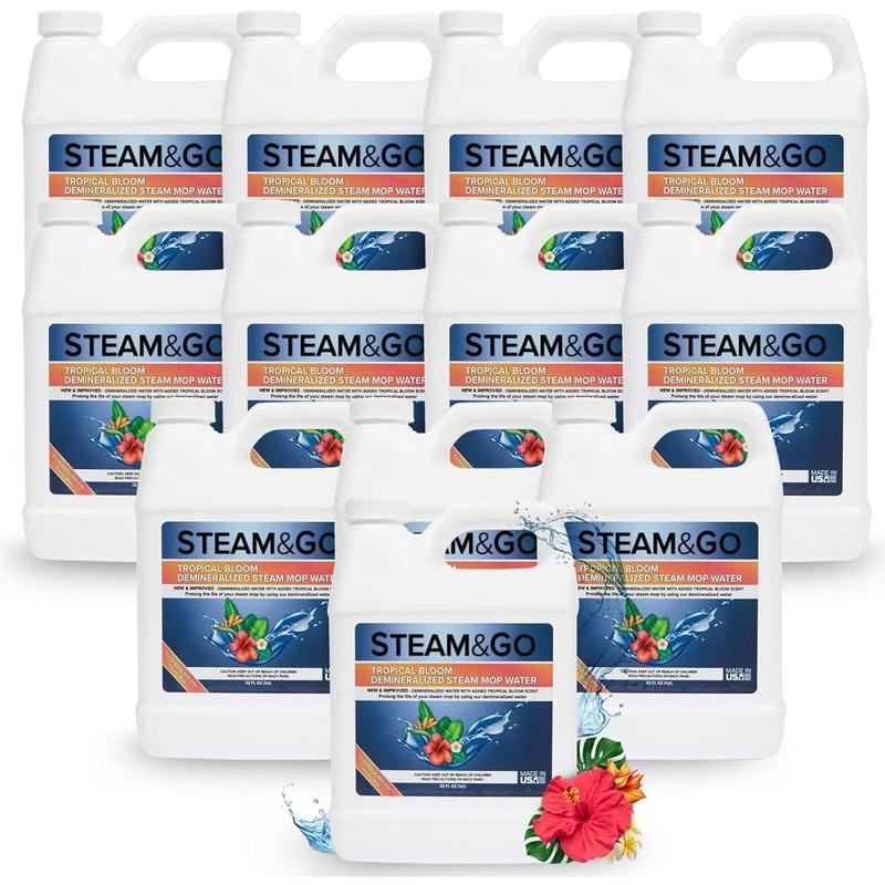 STEAM AND GO Tropical Bloom Scented Demineralized Water for Steam