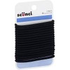 Scunci No Damage Large Black Hair Elastic 18 ea (Pack