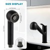 Pull Out Kitchen Faucet Head Replacement, 2 Function Sink Sprayer