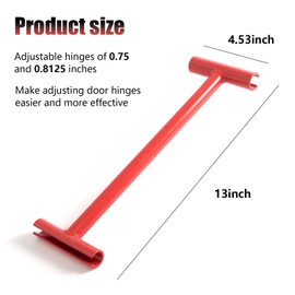 WITELIDA Door Hinge Adjustment Tool,Hinge Wrench, Door Gap Adjustment Tool, Heavy Duty .134 & .180 commercial Door Hinge Adjustment Tool, Door Hinge Adjustment Tool for Fire and Security Doors