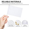 100 Pack Sublimation Flags Blank, White Flag Blank Flag Small