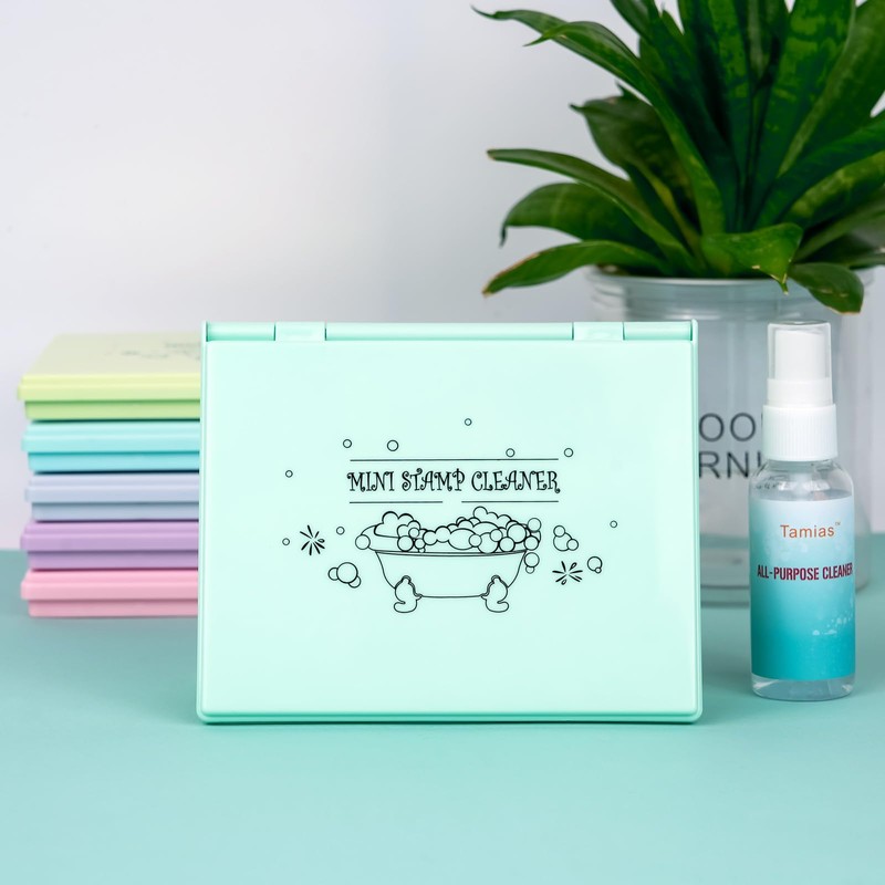 6PCS Stamp Scrubber -Stamp Cleaning Pad for Stamps,Dual-Sided Stamp Cleaning