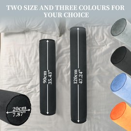 ONTYZZ Side Sleeper Pillow Inflatable Body Pillow Adult Children Pillow Side Sleeper Comfort Pillow for Hugging Sleeping Back Neck Positioning Pillow 90 x 20 cm