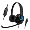 Andrea Communications NC-255VM USB On-Ear Stereo USB Computer Headset with
