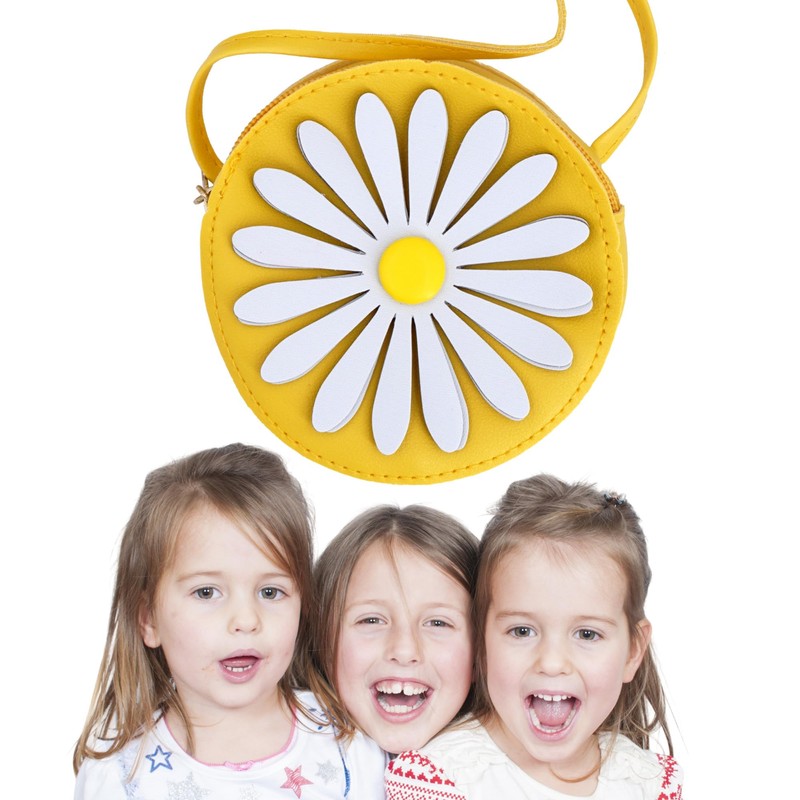 EANAGO Flower Handbag for Children – Modern Shoulder Bag with
