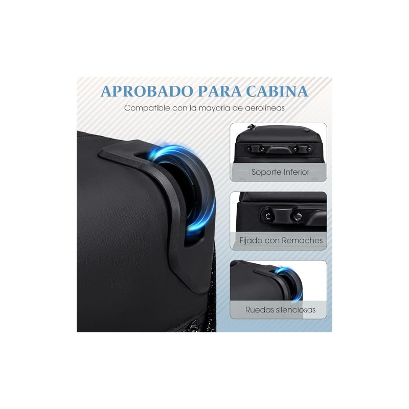 Mochila con Ruedas para Laptop 17.3'' ARCTIC HUNTER LG00657-1, Trolley