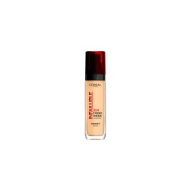 Base de Maquillaje Líquida LOréal Paris Infallible 32H Freshwear, Larga Duración y Alta Cobertura con Acabado Luminoso, Fórmula con Vitamina C y FPS