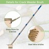 mcwdoit Crack Weeder Tool Head, Crevice Weeding Moss Brush Head