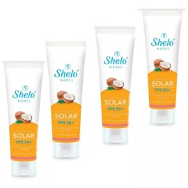 Sheló Nabel Bloqueador Solar 50+ Filtro Uva/uvb, Vitamina E, Coco, Sheló