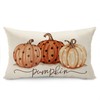 DFXSZ Fall Pillow Covers 12x20 Inch Fall Autumn Thanksgiving Ink