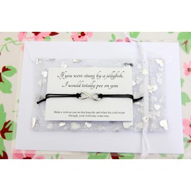 Lucor Jellyfish Gift,Funny Friendship Gifts,Infinity Wish String Bracelet,Jellyfish Lover,Best Friend Work Bestie Gifts,Birthday Christmas Presents(Black)