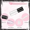 DynnnDy 50Pcs 3ml Empty Lip Gloss Tubes with Brush Refillable