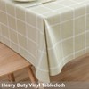 TruDelve Heavy Duty Vinyl Tablecloth Sage Green Plastic Table Cloth