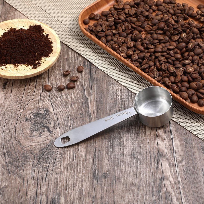 Nogeqi 2 Tablespoon Measuring Spoon Coffee Scoop, Stainless Steel Coffee