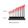 TEKTON 10-Tool Hex T-Handle Key Metal Stand (2-10 mm) |