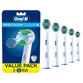 Oral-B PrecisionCleanX X-Filament Replacement Brush Heads, 5 Count