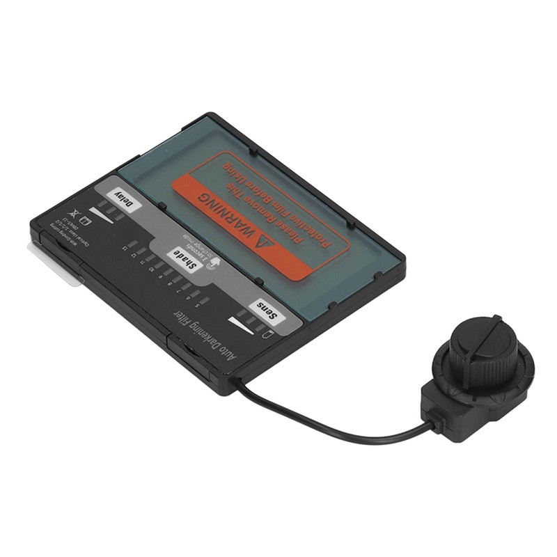 Auto Darkening Filter Welding Cover Adjustable Solar Helmet Lens Big