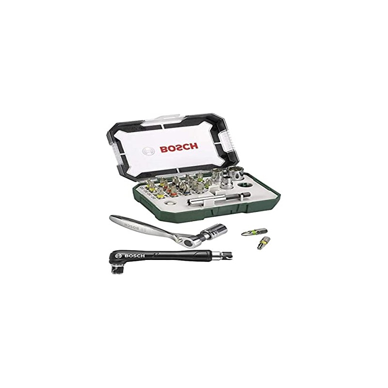 Bosch 2607017392 Prom 27tlg.Schrauberbit m.ratsche
