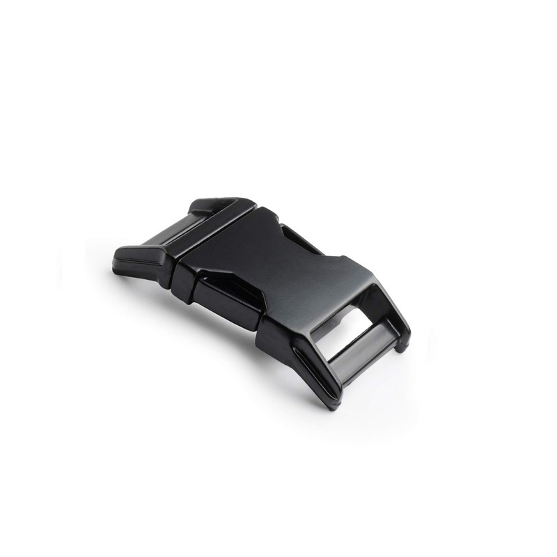 Ganzoo Alumaxx Metal Clip Fastener Matte Black, Set of 2,