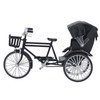 Rickshaw Model Retro Design Decorative Interesting Alloy 3 Wheel Rickshaw