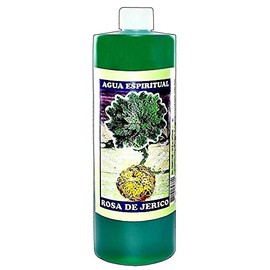 MISTIC 1 BOTTLE ROSE OF JERICHO SPIRITUAL WATER- ROSA DE JERICO AGUA ESPIRITUAL 16OZ-WICCA-MAGICK-PAGAN