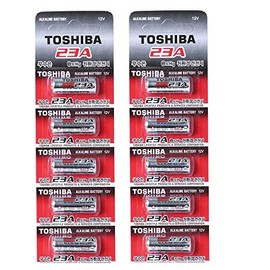 Toshiba Alkaline A23S A23 GP23AE MN21 23GA 12 Volt Battery (10 Batteries)