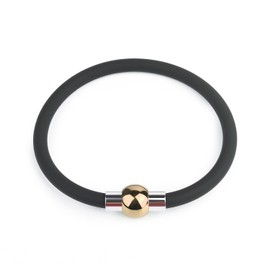 FUANNA Magnetic Bracelet, Anti-Static, Stainless Steel, Fashion, Easy to Put on and Take Off, Luxury Design, Gift (Lucky Ball Design, Can be Worn All Season), 18 cm, Stainless Steel